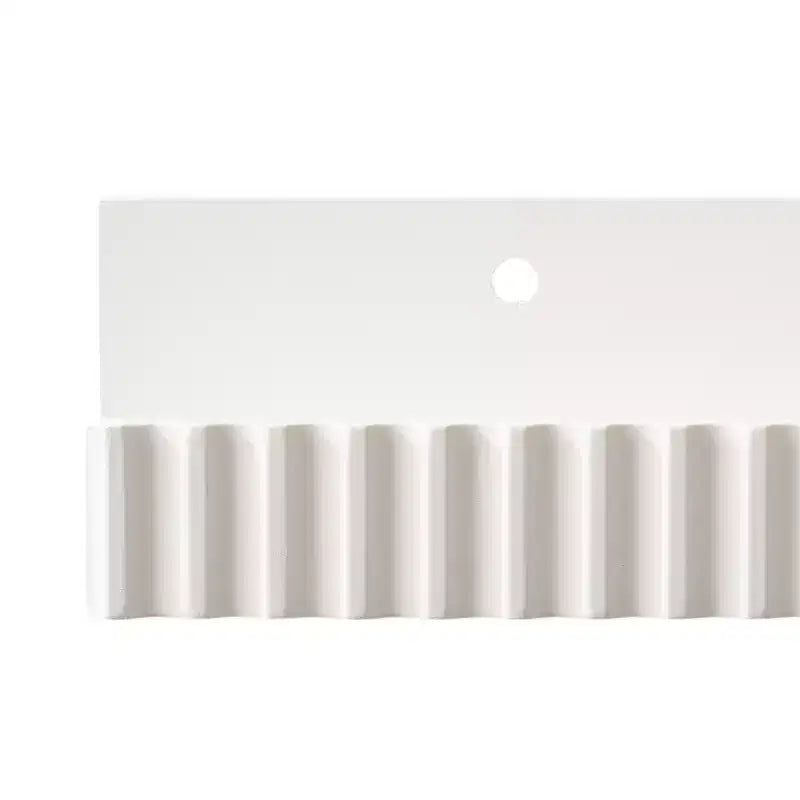 Lot de 2 étagères à rebord Furrow blanches