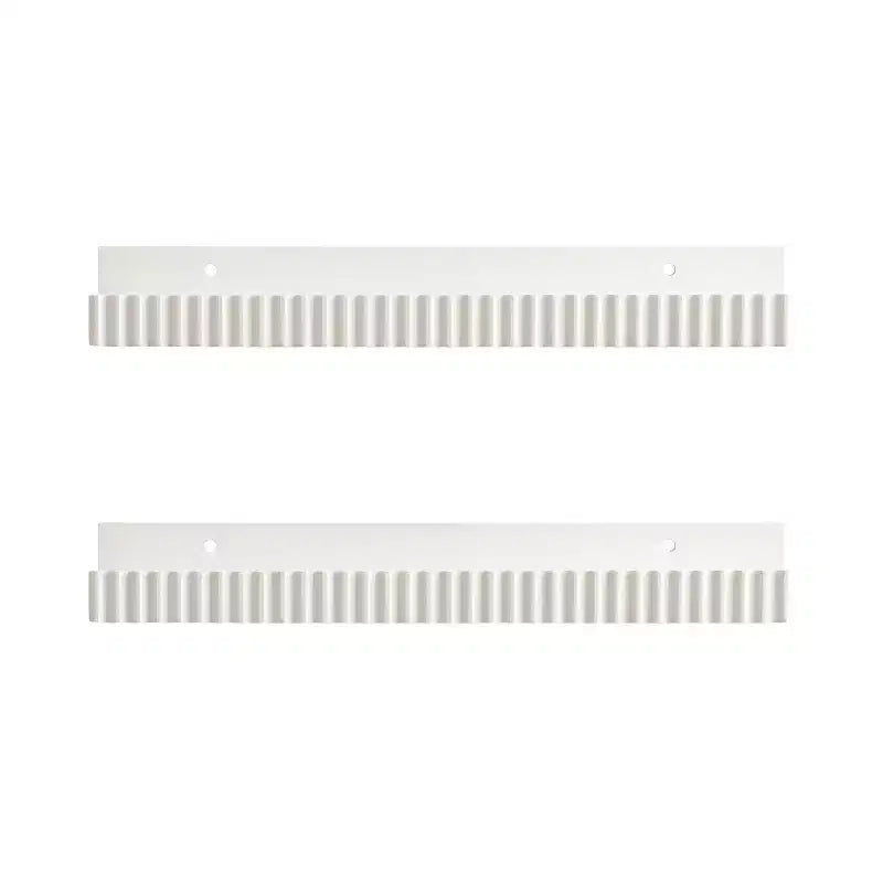 Lot de 2 étagères à rebord Furrow blanches