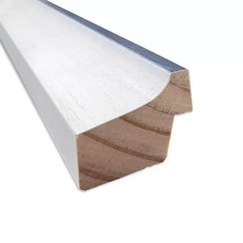 Miroir mural de salle de bain Morgan en bois, 40"x29", sans biseau, blanc/bleu, quincaillerie de montage incluse, cadre en bois