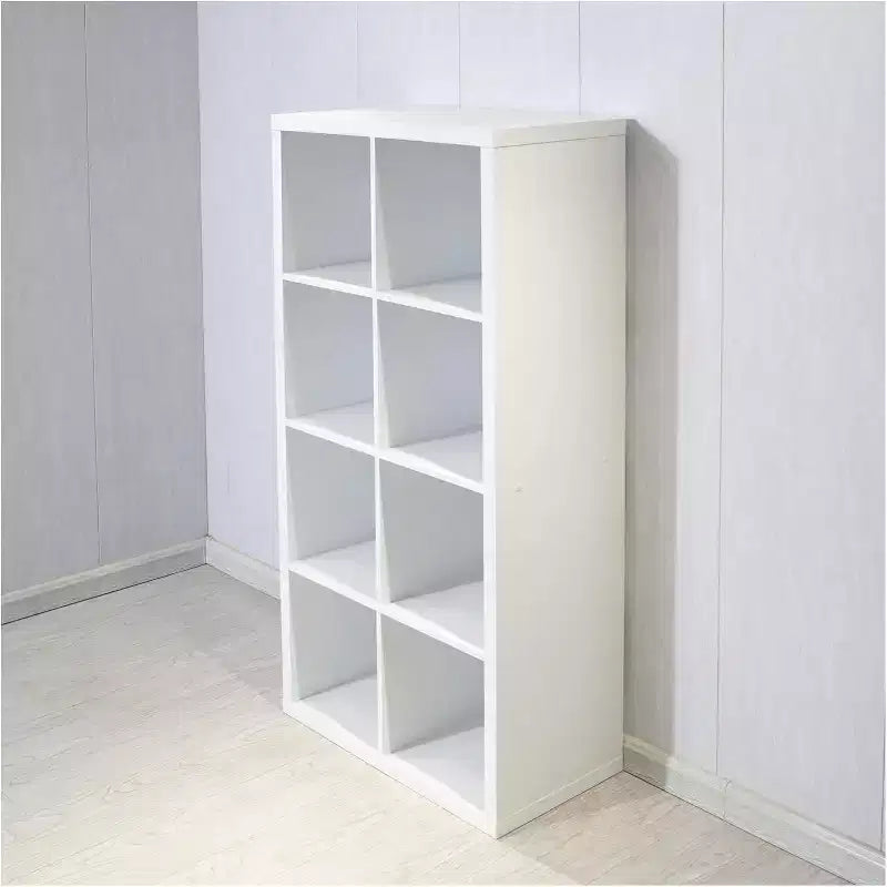 Meuble de rangement 8 cases avec étagères ouvertes à l'arrière, bibliothèque de rangement 2 x 5 cubes pour la décoration intérieure