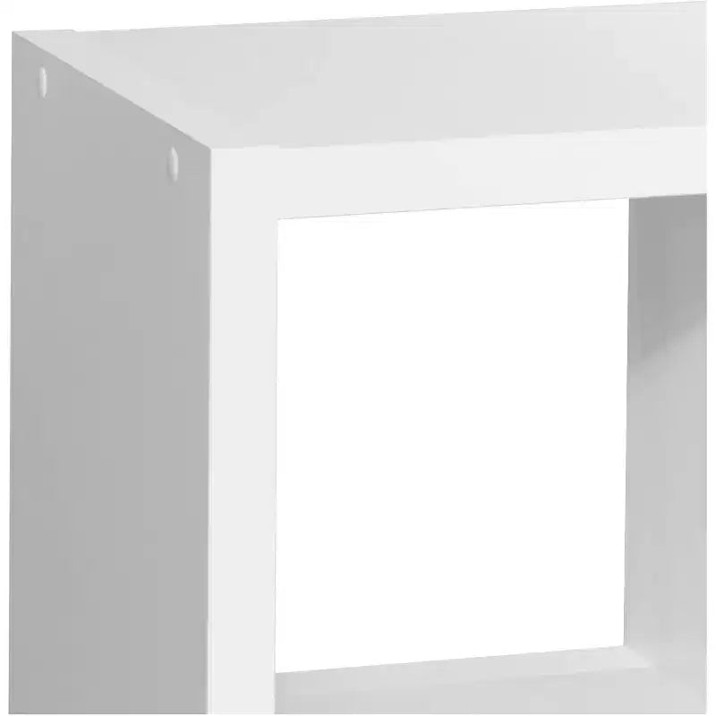 Meuble de rangement 8 cases avec étagères ouvertes à l'arrière, bibliothèque de rangement 2 x 5 cubes pour la décoration intérieure