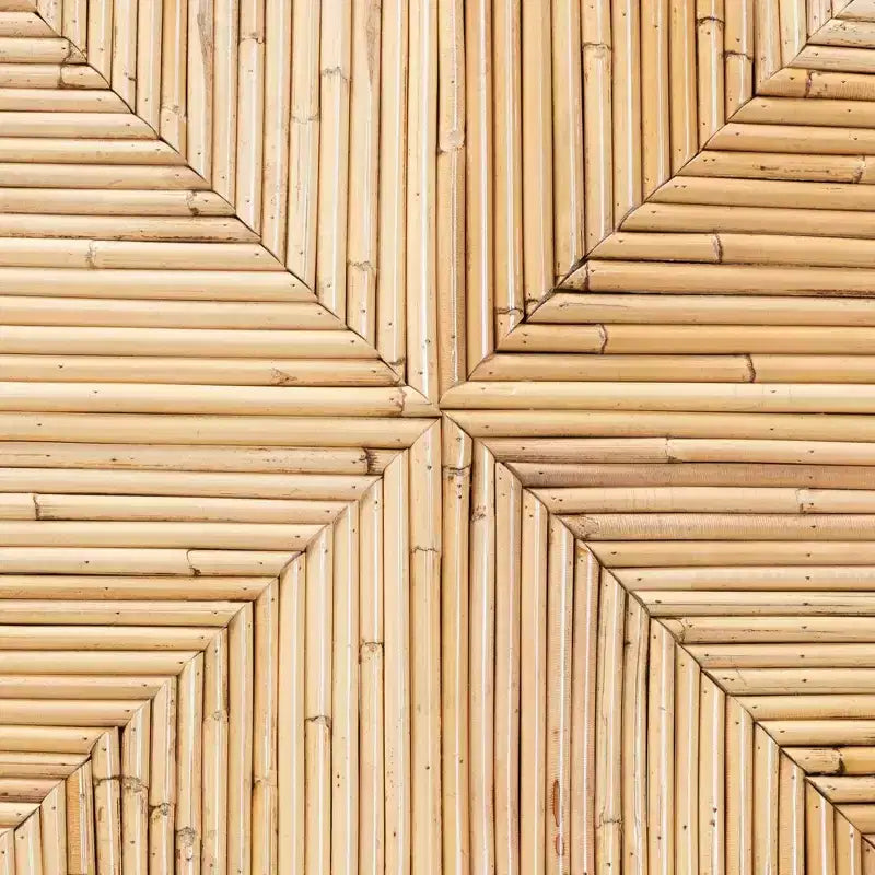 Chaise de salle à manger en rotin brun naturel : Aucun assemblage requis, Nettoyage des taches, Structure en bois
