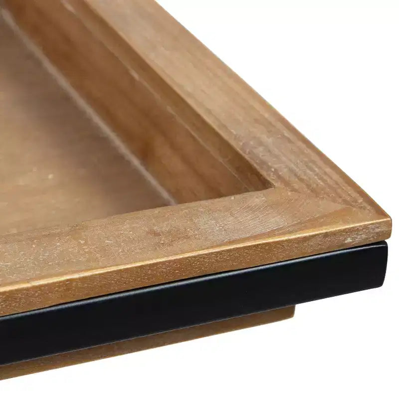 Table d'appoint en C Lockridge en bois et métal