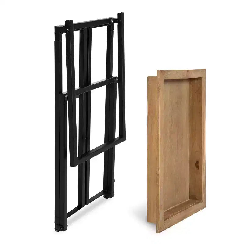 Table d'appoint en C Lockridge en bois et métal