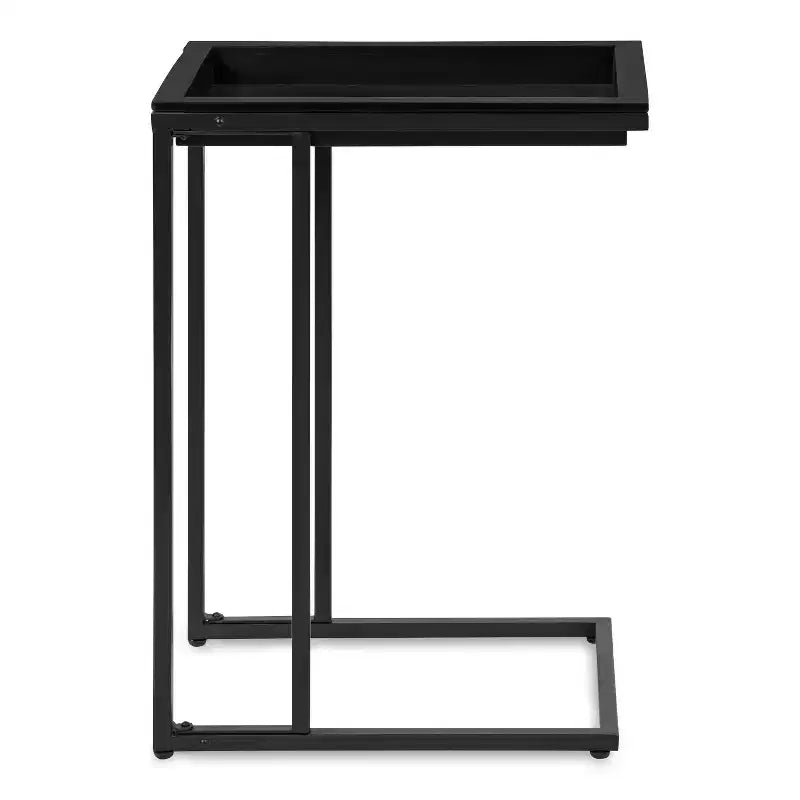 Table d'appoint en C Lockridge en bois et métal