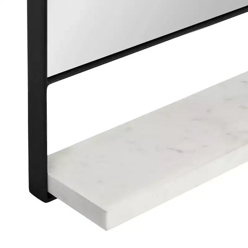 Miroir mural en arc Chadwin 20x34 avec étagère