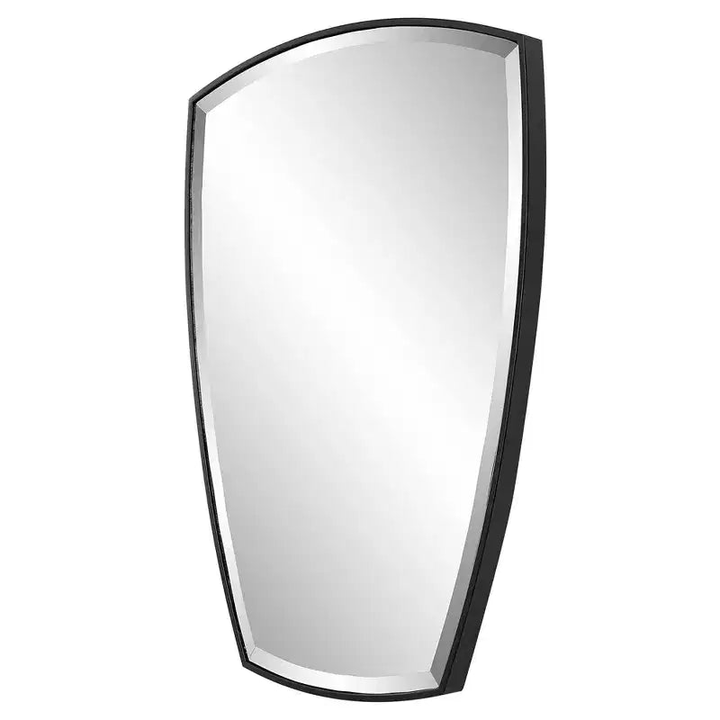 Miroir Mural Shield Satin Noir 25 1/4 x 36