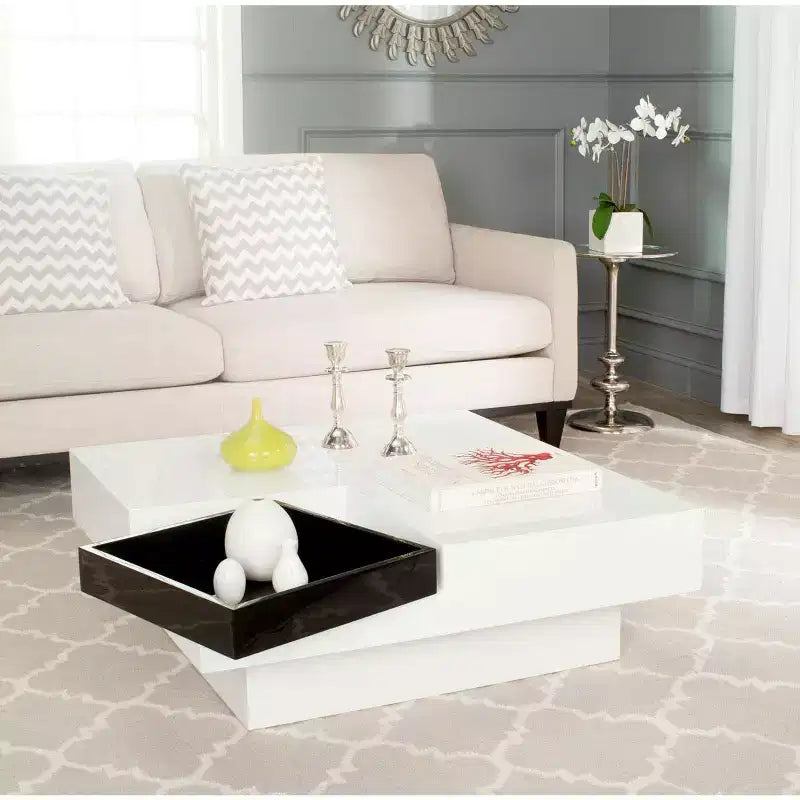 Table basse Wesley - Blanc