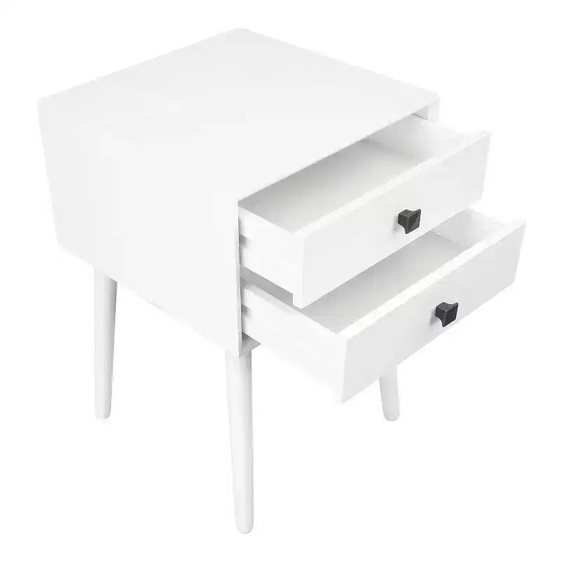 Table de chevet à 2 tiroirs Norvy