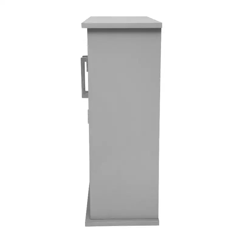 Armoire à pharmacie murale pour salle de bain avec étagère intérieure réglable, étagère inférieure ouverte et portes à fermeture magnétique