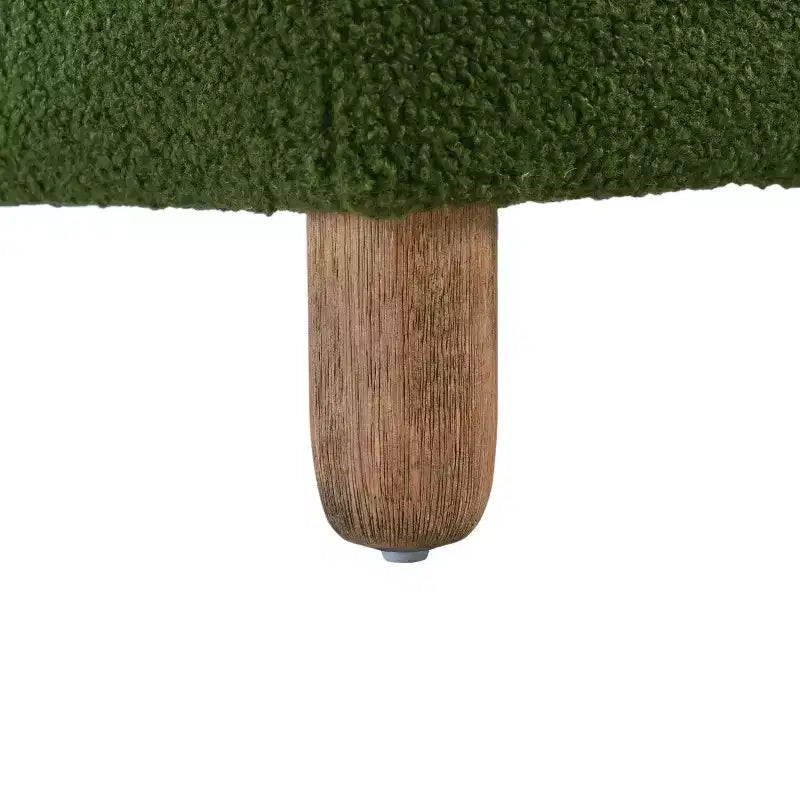 Ottoman en bois rembourré