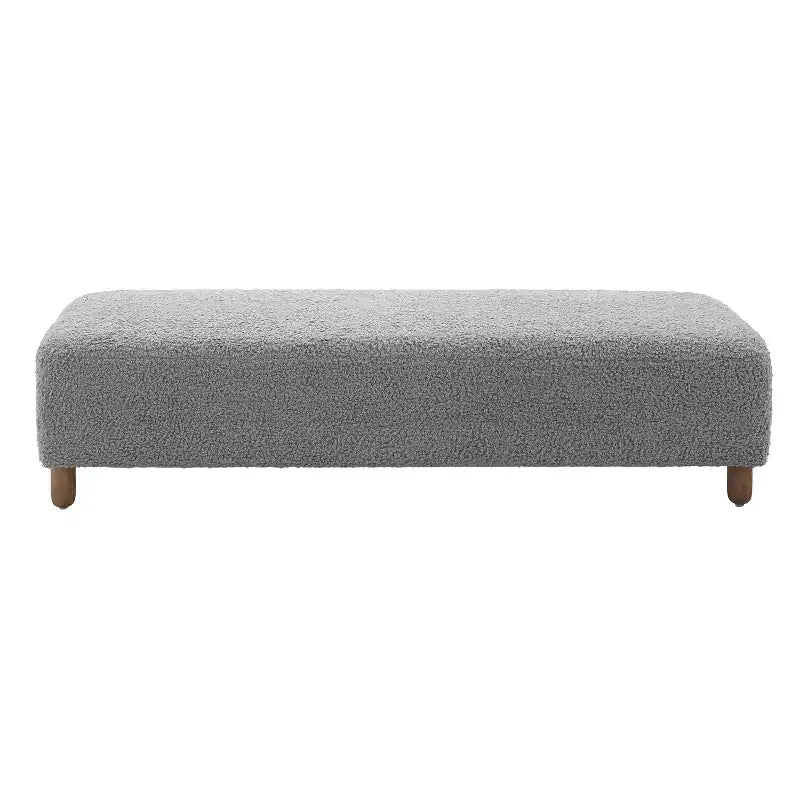 Ottoman en bois rembourré