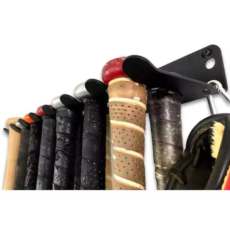 Porte-Battes de Baseball Renforcé pour Abri | Peut Contenir 14 Battes